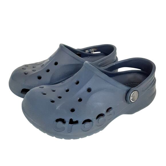 Crocs Clogs Kids Slip On Comfort Shoes Blue Boys 12/13 Water Shoe Summer - Picture 1 of 8